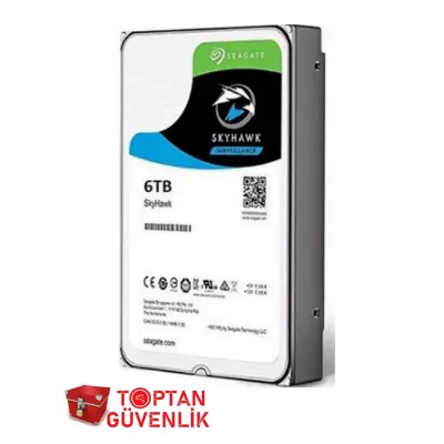 SEAGATE SKYHAWK 3.5 INC 6 TB SATA 3.0 GÜVENLİK HARD DİSKİ