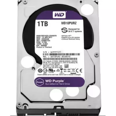 WD Purple 1 TB Intellipower Sata 3.0 64Mb 3,5" Güvenlik Diski 7x24