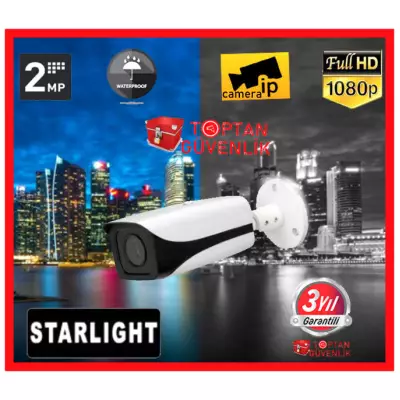 2 MP STARLIGHT DIŞ MEKAN METAL KASA IP GÜVENLİK KAMERASI ARNA-1420