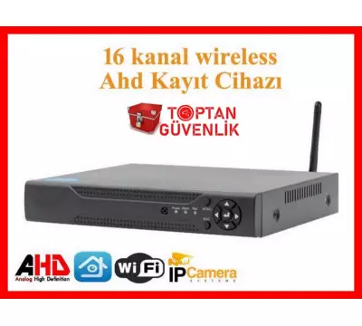 16 Kanal 5 MP Wireless Wifi AHD HİBRİT KAMERA KAYIT CİHAZI ARNA-4216