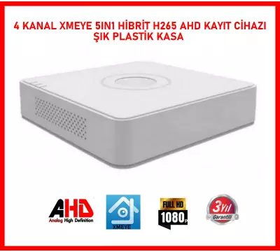 4 Kanal Ahd 1080N Tek Sesli Hibrit Dvr Xmeye Kamera Kayıt Cihazı ARNA-4042