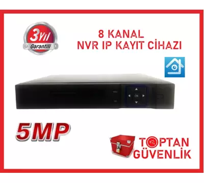 5 MP DESTEKLİ 8 KANAL NVR IP Kamera Kayıt Cihazı ARNA-4805