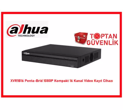 Dahua XVR1B16 Penta-Brid 1080P Kompakt 16 Kanal Video Kayıt Cihazı