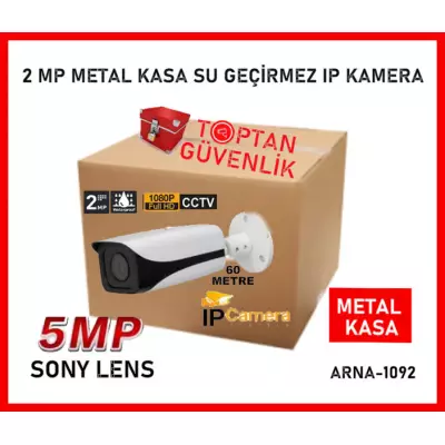 2MP 1080P Metal Kasa IP Güvenlik Kamerası ARNA-1092 10'LU AVANTAJLI KOLİ