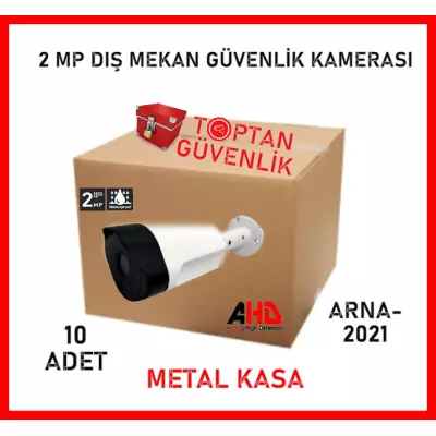 2 MP Metal Kasa 6 Atom Led 3.6mm Ahd Dış Mekan Güvenlik Kamerası ARNA-2021