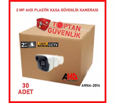 2MP 1080P 20 Nano Led Gece Görüşlü Su Geçirmez AHD Kamera ARNA-2014 30'LU AVANTAJLI KOLİ