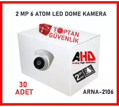 2 MP 1080P AHD 6 ATOM LED DOME GÜVENLİK KAMERASI ARNA-2106 30 ADET