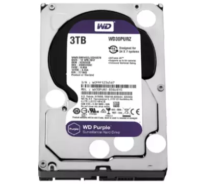 Western Digital 3 Tb 3.5" intellipower Purple Av-Gp 64Mb Sata WD30PURX