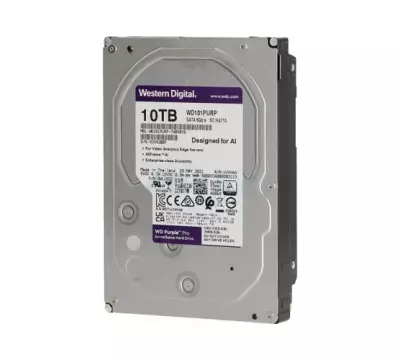 WD Purple 10 TB WD101PURP 3.5" 7200 RPM SATA 3.0 GÜVENLİK HARDDİSK