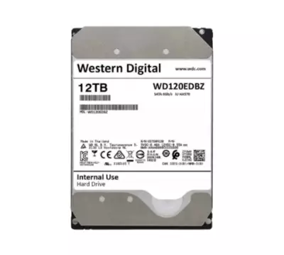 WESTERN DİGİTAL WD120EDBZ 12 TB 3,5" SATA 3.00 GÜVENLİK HARDDİSKİ