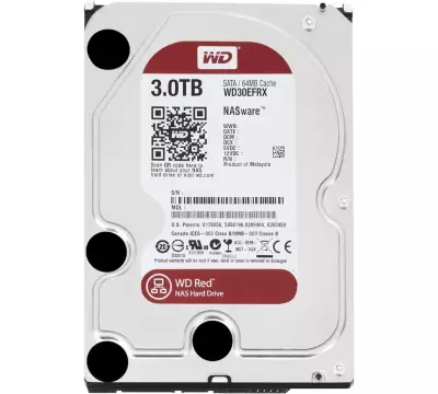 Western Digital 3.5" 3 TB Red NAS WD30EFRX SATA 3.0 5400 RPM Güvenlik Harddiski