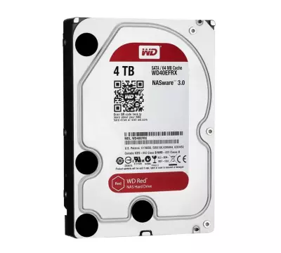 Western Digital 3.5" 4 TB Red Nas WD40EFRX SATA 3.0 5400 RPM Hard Disk