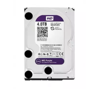 WD WD40PURX 3.5" 4TB 5400RPM 64MB Sata 7/24 Harddisk