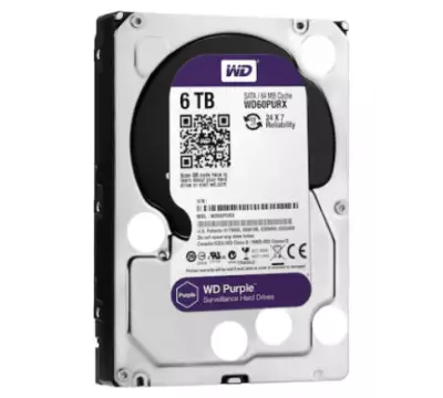 WD Purple WD60PURZ/WD62PURZ 6 Tb Sata 6gb/s 7/24 Güvenlik Harddisk