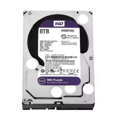 Western Digital 8 TB WD80PURZ 5400 RPM 128 MB SATA III HARDDİSK