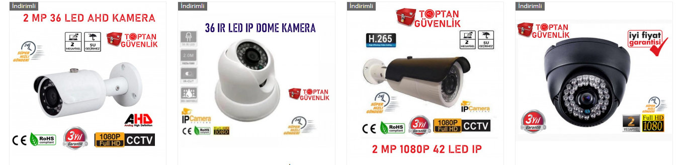 2 mp güvenlik kamerası